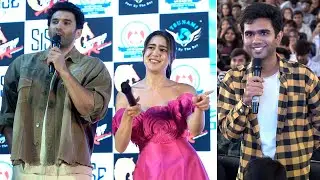 Aditya, Sara,Konkona,Shashwat Singh,Raghav Chaitanya Promote Metro In Dino At Lala Lajpatrai College