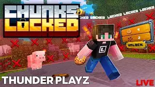 Minecraft ChunkLock Mode 100 Days || Ep 2.  Live Stream🔴