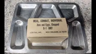1979 MCI, Meal, Combat, Individual Ration - Ham and Eggs, Chopped Ration Review