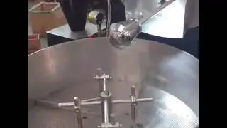 30kg per batch touch screen control Gas coffee roaster