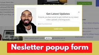 Email Newsletter Popup Form WordPress |  SUMO Setup