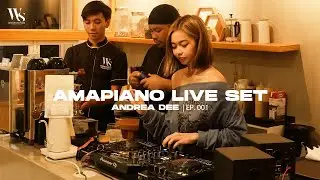 LIVE SET AT COFFEE SHOP (amapiano) | ANDREA DEE