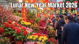 Lunar New Year Market 2026 🧧 | Visiting the Lunar New Year Market in China