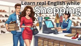 Shopping Mall English Conversations | Daily Use English with Sara and Mike
