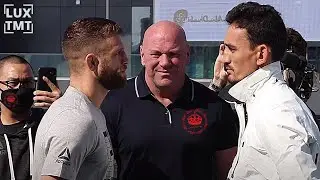 Max Holloway vs. Calvin Kattar UFC | Exclusive Face Off at Fight Island | Abu Dhabi