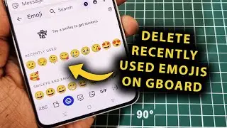 Как удалить недавно использованные эмодзи на Gboard! (Для устройств Android)