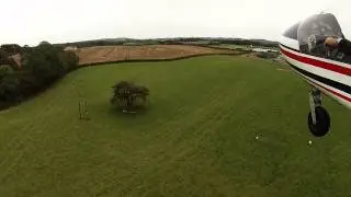 Old Park Farm airfield Landing runway 18 in Light winds