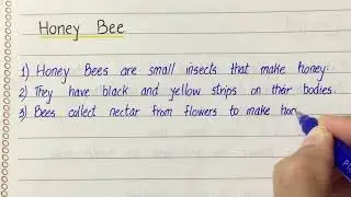 5 Lines on Honey Bee | Few Lines on Honey Bee | Essay on Honey Bee in English