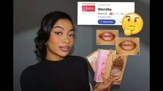 Is GlamLite a SCAM??  Lip Kit Swatches & Honest Review