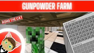 Minecraft Java - Gunpowder Farm - Fully Automatic!!
