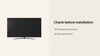 LG NanoCell TV : Installation Guide &ndash; NanoCell81 86