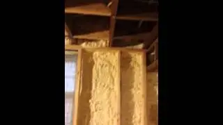 Burlington post spray foam