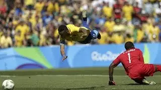 Neymar scored after 15 seconds against Honduras as hosts cruise into Olympic final at Maracana