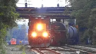 Ex- L&N, Seaboard EMD SD40-3 On CSX Freight Train Q373