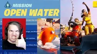 Fortnite 2 | Season 1 Week 2 OPEN WATER Challenges 😋 Full Raw Record