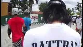 HOSOI - EDDIE REATEGUI - LESTER KASAI  RATTRAP SKATE ROCK 2016 NA PIG POOL