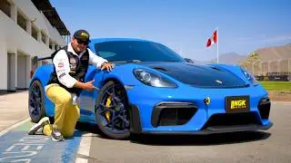💥¡La BOMBA AZUL llega a la Chutana! | Probamos el Porsche GT4 RS Weissach Package (2025)💥