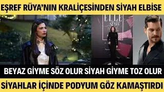 EŞREF R&Uuml;YA'NIN KRALİ&Ccedil;ESİ SİYAH ELBİSE İLE SHOW YAPTI