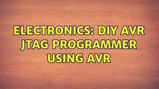 Electronics: DIY AVR JTAG programmer using AVR
