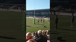 Marcus Smith and team mates in training...