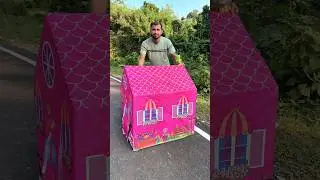 New Tent house 🏡 feeding