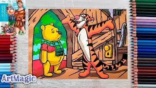 раскрашиваем вместе | дисней по номерам от ашет том 10 | ArtMagic