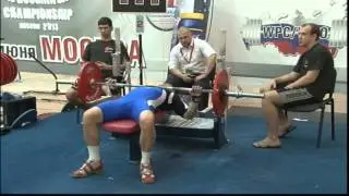 Чемпионат России WPC 2013 - Народный жим - Любимов Андрей 77,5х37