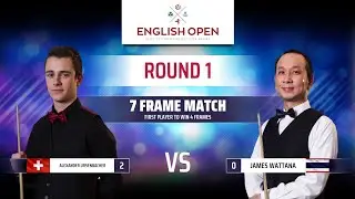 🥷 Excelent Frame Steal vs James Wattana - Snoker English Open Frames 3 & 4 | Patrik 🎱