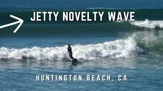 Riding The Rare Huntington Beach Novelty Wave - Where is Ben Gravy?