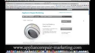 Appliance Repair Website - How To Create One For Free