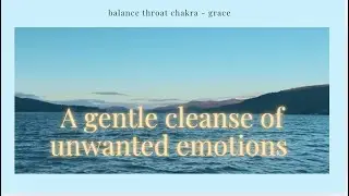 Allow grace to gently cleanse the throat chakra and balance your energetic body Reiki Energy Healing