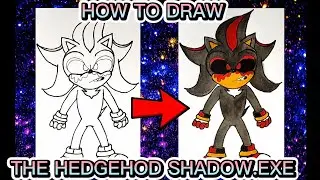 How To Draw THE HEDGEHOG SHADOW.EXE | SONIC NEWS NETWORK
