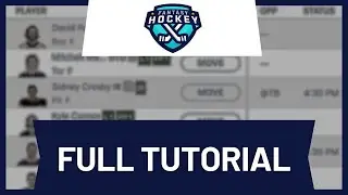 ESPN Fantasy Hockey Tutorial