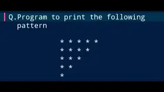 C++ Programming||Pattern Printing Problem (13)
