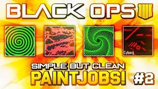 BO4 SIMPLE BUT CLEAN PAINTJOB TUTORIALS PART 2! ( BLACK OPS 4 PAINTJOB TUTORIALS! ) TOP PAINTJOBS