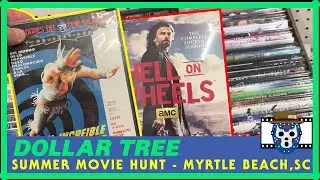 DOLLAR TREE Blu Ray and DVD Movie July 2023 Hunt #1 from Myrtle Beach