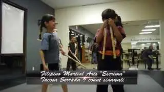 Martial Arts Las Vegas - Kids martial arts classes - learning Escrima techniques called sinawali