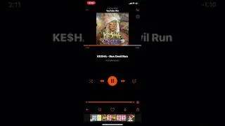 Run devil run slowed Kesha
