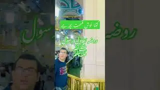 Kitna khush qismat bacha hai #shortvideos #rozaerasool #madina #yarasoolallahﷺ