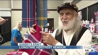 Longtime H&oslash;stfest vendor talks about how weaving relates to life
