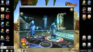 Wizard101: Battling Krokhotep(Major Ice Boss)