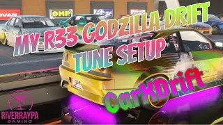 R33 Godzilla Drift Tune for CarX 💨| Best Street carxdrift Setup!