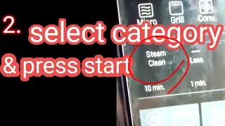 How to Steam Clean an oven.How to Use steam clean mode in LG microwave oven.
