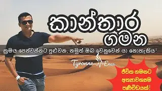 කාන්තාර ගමන 🏜🚶🏻‍♂️🌵