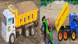 Fire Trucks, Dump Trucks, Excavator Rescue Cars Toys //idrees punjabi..