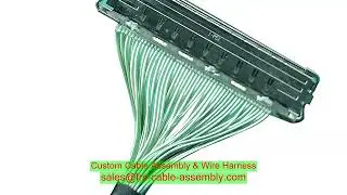 Custom Coil Cable Manufacture LVDS Cable 50 4Cn05 001 40P 0.5Mm Pitch LVDS Cable Ipad 2 for Interact