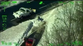 Fairfax One Helicopter Shows Snow Impact