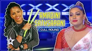 වේදිකාව දෙදරන්න වැඩ දැම්ම  ඩ්‍රම්ස් කෙල්ල 😎 | Amadini Sathsarani |Sri Lanka's Got Talent | Sirasa TV