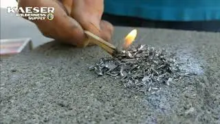 Lighting Magnesium With a Lighter or Matches HD