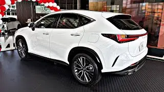 2025 Lexus NX 350h Luxury spect white color | Small SUV! exterior & interior details